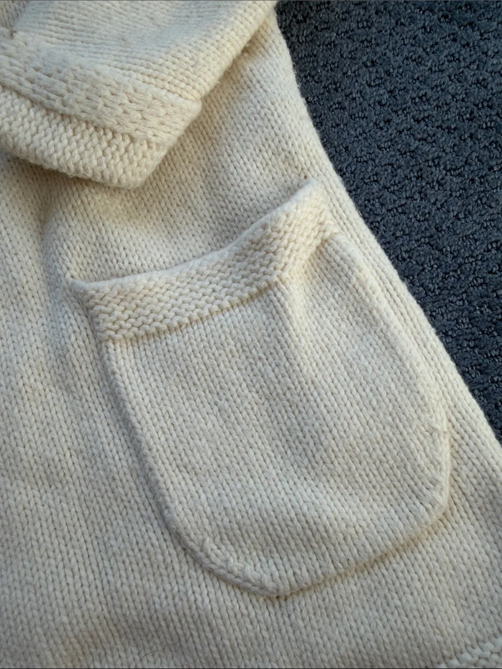 J. Crew Cream Open-Front Knit Cardigan
